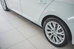 Maxton Parts - Seitenschweller Ansatz (Paar) passend für Skoda Superb Liftback / Combi Mk3 FL schwarz Hochglanz