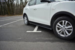 Maxton Parts - Seitenschweller Ansatz (Paar) passend für SSANGYONG TIVOLI schwarz Hochglanz