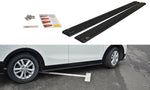 Maxton Parts - Seitenschweller Ansatz (Paar) passend für SSANGYONG TIVOLI schwarz Hochglanz