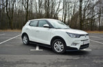 Maxton Parts - Seitenschweller Ansatz (Paar) passend für SSANGYONG TIVOLI schwarz Hochglanz