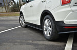 Maxton Parts - Seitenschweller Ansatz (Paar) passend für SSANGYONG TIVOLI schwarz Hochglanz