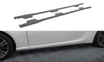 Maxton Parts - Seitenschweller Ansatz (Paar) passend für Subaru BRZ Mk1 / Mk1 FL schwarz matt (SUBRZ1FCNC-SD1B)