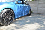 Maxton Parts - Seitenschweller Ansatz (Paar) passend für Subaru Impreza WRX STI Mk3 schwarz matt