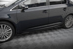 Maxton Parts - Seitenschweller Ansatz (Paar) passend für Toyota Avensis Mk3 FL schwarz Hochglanz