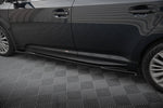 Maxton Parts - Seitenschweller Ansatz (Paar) passend für Toyota Avensis Mk3 FL schwarz Hochglanz