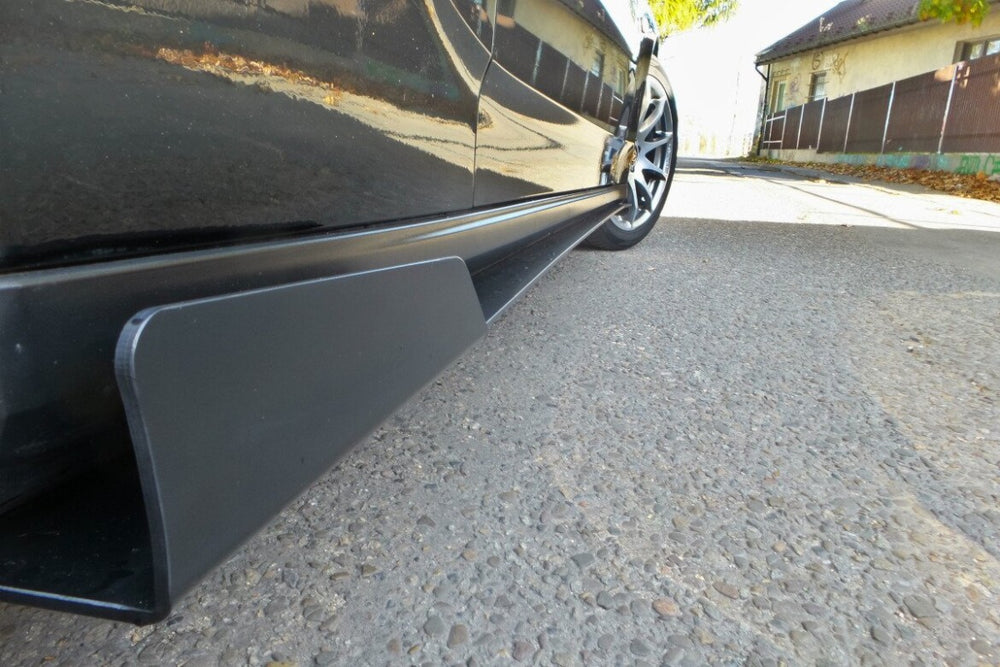 Maxton Parts - Seitenschweller Ansatz (Paar) passend für Toyota CELICA T23 vor FL schwarz matt