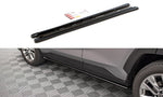 Maxton Parts - Seitenschweller Ansatz (Paar) passend für Toyota RAV4 Mk5 schwarz Hochglanz