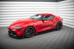 Maxton Parts - Seitenschweller Ansatz (Paar) passend für Toyota Supra Mk5 schwarz matt