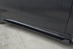 Maxton Parts - Seitenschweller Ansatz (Paar) passend für V.1 Mercedes CLA A45 AMG C117 FL schwarz matt