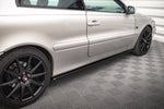 Maxton Parts - Seitenschweller Ansatz (Paar) passend für Volvo C70 Mk1 schwarz Hochglanz