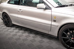 Maxton Parts - Seitenschweller Ansatz (Paar) passend für Volvo C70 Mk1 schwarz Hochglanz
