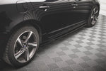 Maxton Parts - Seitenschweller Ansatz (Paar) passend für Volvo S60 R-Design Mk2 schwarz Hochglanz