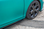 Maxton Parts - Seitenschweller Ansatz (Paar) passend für Volvo V40 R-design schwarz Hochglanz