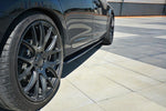 Maxton Parts - Seitenschweller Ansatz (Paar) passend für Volvo V60 Polestar FL schwarz Hochglanz