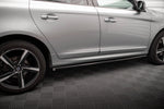 Maxton Parts - Seitenschweller Ansatz (Paar) passend für Volvo XC60 Mk1 FL schwarz Hochglanz