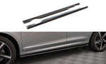 Maxton Parts - Seitenschweller Ansatz (Paar) passend für Volvo XC60 Mk1 FL schwarz Hochglanz