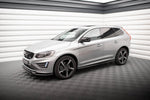 Maxton Parts - Seitenschweller Ansatz (Paar) passend für Volvo XC60 Mk1 FL schwarz Hochglanz