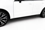 Maxton Parts - Seitenschweller Ansatz (Paar) passend für Volvo XC60 Mk2 R-Design schwarz Hochglanz