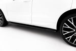 Maxton Parts - Seitenschweller Ansatz (Paar) passend für Volvo XC60 Mk2 R-Design schwarz Hochglanz
