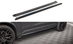 Maxton Parts - Seitenschweller Ansatz (Paar) passend für Volvo XC90 R-Design Mk2 FL schwarz Hochglanz