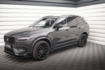 Maxton Parts - Seitenschweller Ansatz (Paar) passend für Volvo XC90 R-Design Mk2 FL schwarz Hochglanz