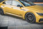 Maxton Parts - Seitenschweller Ansatz (Paar) passend für VW Arteon R-Line Limousine / Shooting Brake Mk1 schwarz matt