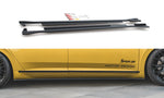 Maxton Parts - Seitenschweller Ansatz (Paar) passend für VW Arteon R-Line Limousine / Shooting Brake Mk1 schwarz matt