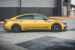 Maxton Parts - Seitenschweller Ansatz (Paar) passend für VW Arteon R-Line Limousine / Shooting Brake Mk1 schwarz matt