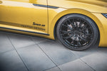Maxton Parts - Seitenschweller Ansatz (Paar) passend für VW Arteon R-Line Limousine / Shooting Brake Mk1 schwarz matt