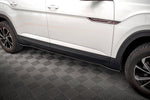 Maxton Parts - Seitenschweller Ansatz (Paar) passend für VW Atlas Cross Sport schwarz Hochglanz