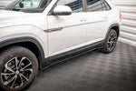 Maxton Parts - Seitenschweller Ansatz (Paar) passend für VW Atlas Cross Sport schwarz Hochglanz