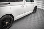 Maxton Parts - Seitenschweller Ansatz (Paar) passend für VW Caddy Mk5 / Ford Transit Connect Mk3 schwarz Hochglanz