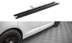 Maxton Parts - Seitenschweller Ansatz (Paar) passend für VW Caddy Mk5 / Ford Transit Connect Mk3 schwarz Hochglanz