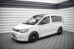 Maxton Parts - Seitenschweller Ansatz (Paar) passend für VW Caddy Mk5 / Ford Transit Connect Mk3 schwarz Hochglanz