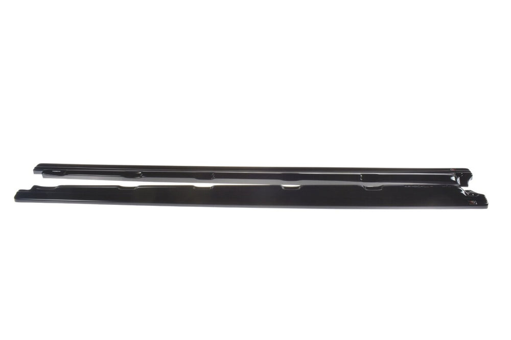 Maxton Parts - Seitenschweller Ansatz (Paar) passend für VW Golf 7 FL Standard schwarz Hochglanz