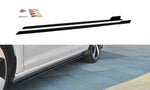 Maxton Parts - Seitenschweller Ansatz (Paar) passend für VW Golf 7 GTI FL schwarz matt