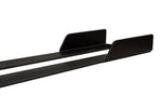 Maxton Parts - Seitenschweller Ansatz (Paar) passend für VW Golf 7 GTI FL schwarz matt