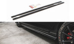Maxton Parts - Seitenschweller Ansatz (Paar) passend für VW Golf 7 GTI TCR rot Hochglanz