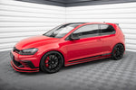 Maxton Parts - Seitenschweller Ansatz (Paar) passend für VW Golf GTI Clubsport Mk7