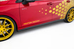 Maxton Parts - Seitenschweller Ansatz (Paar) passend für VW Golf GTI Clubsport Mk8 FL schwarz matt