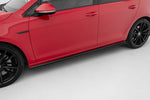 Maxton Parts - Seitenschweller Ansatz (Paar) passend für VW Golf R / R-Line Mk7 FL schwarz matt