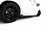 Maxton Parts - Seitenschweller Ansatz (Paar) passend für VW Golf R Variant Mk8 / Mk8 FL schwarz Hochglanz