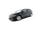 Maxton Parts - Seitenschweller Ansatz (Paar) passend für VW Golf Variant Mk8 Facelift schwarz Hochglanz