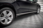 Maxton Parts - Seitenschweller Ansatz (Paar) passend für VW Passat B8 FL schwarz Hochglanz