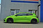 Maxton Parts - Seitenschweller Ansatz (Paar) passend für VW Scirocco R schwarz matt
