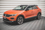 Maxton Parts - Seitenschweller Ansatz (Paar) passend für VW T-Roc Mk1 schwarz Hochglanz