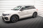 Maxton Parts - Seitenschweller Ansatz (Paar) passend für VW T-Roc R / R-Line Mk1 schwarz Hochglanz