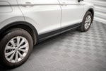 Maxton Parts - Seitenschweller Ansatz (Paar) passend für VW Tiguan Mk2 schwarz Hochglanz