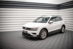Maxton Parts - Seitenschweller Ansatz (Paar) passend für VW Tiguan Mk2 schwarz Hochglanz