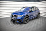Maxton Parts - Seitenschweller Ansatz (Paar) passend für VW Tiguan R / R-Line Mk2 FL schwarz Hochglanz